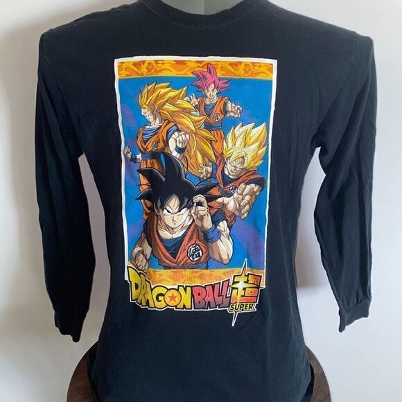 Dragon ball Z long sleeve black t shirt Sz M - Picture 1 of 6